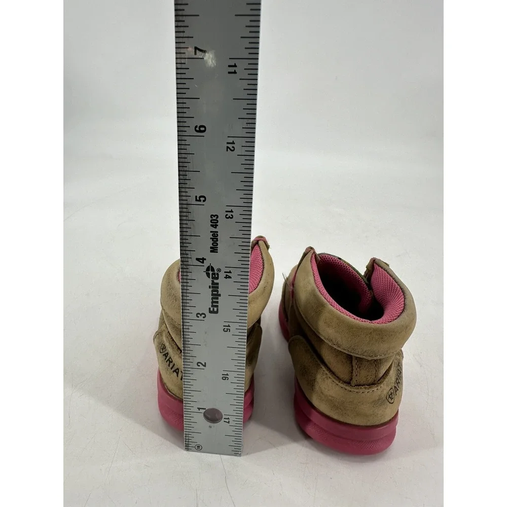 Ariat Toddler Girl's Lil Stomper Roswell Cactus Tan Shoes A443000808 No Size See